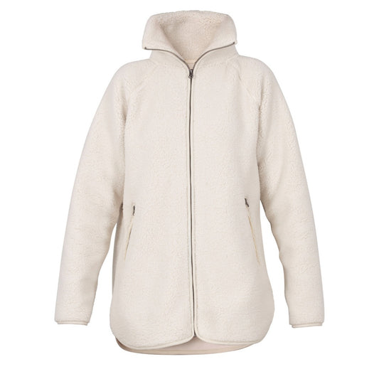 Blue Sportswear W Aria Teddy Fleece Jacket  Offwhite