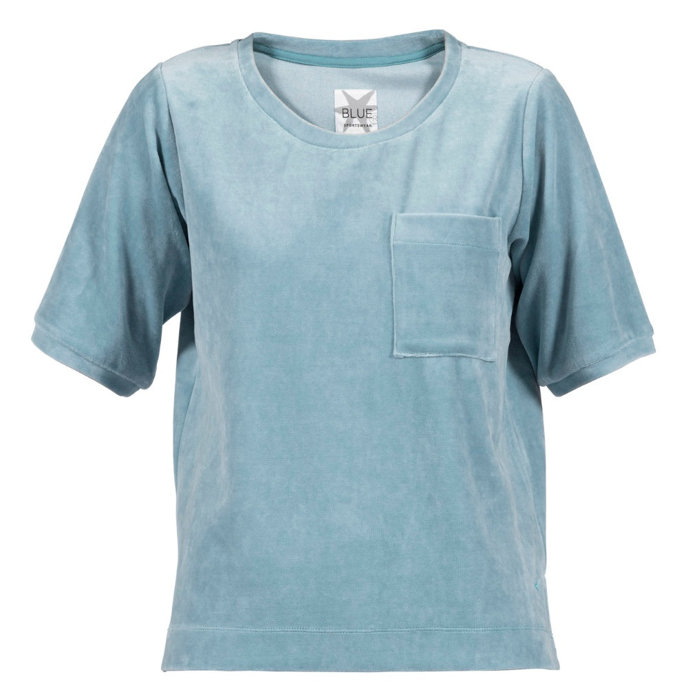 Blue Sportswear W Birka Velvet Blouse Sea