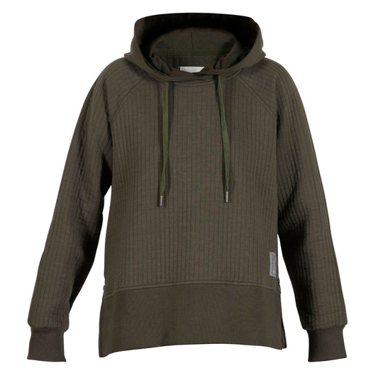 Blue Sportswear W Camilla Quilt Hoodie Hunter Green