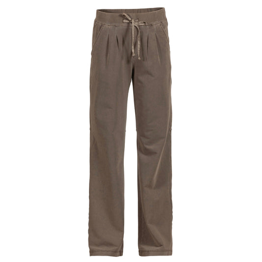 Blue Sportswear W Carol Heavy Jersey Pants Dusty Brown