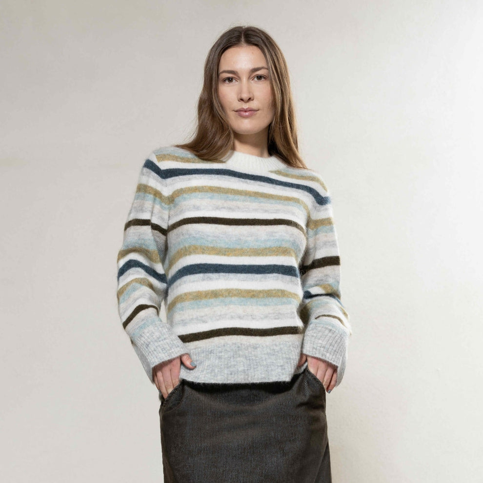 Blue Sportswear W Cindy Striped Knit Multistripe