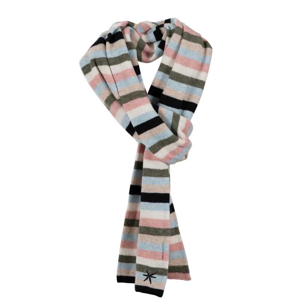 Blue Sportswear W Granby Multistribed Wool Scarf Multistripe