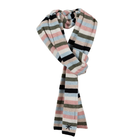 Blue Sportswear W Granby Multistribed Wool Scarf Multistripe