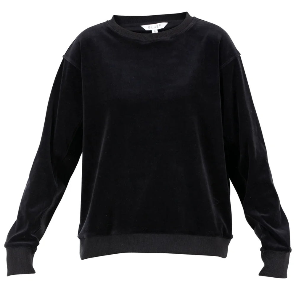 Blue Sportswear W Manning Velvet Sweat Black