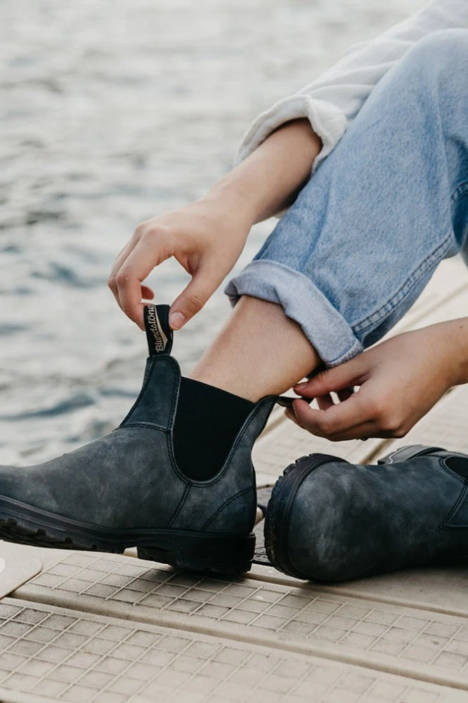 Blundstone U 587 Comfort Støvle Rustic Black - Havhøkeren
