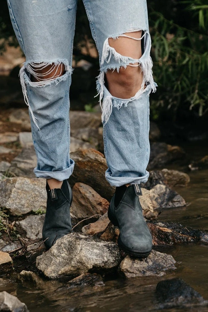 Blundstone U 587 Comfort Støvle Rustic Black - Havhøkeren