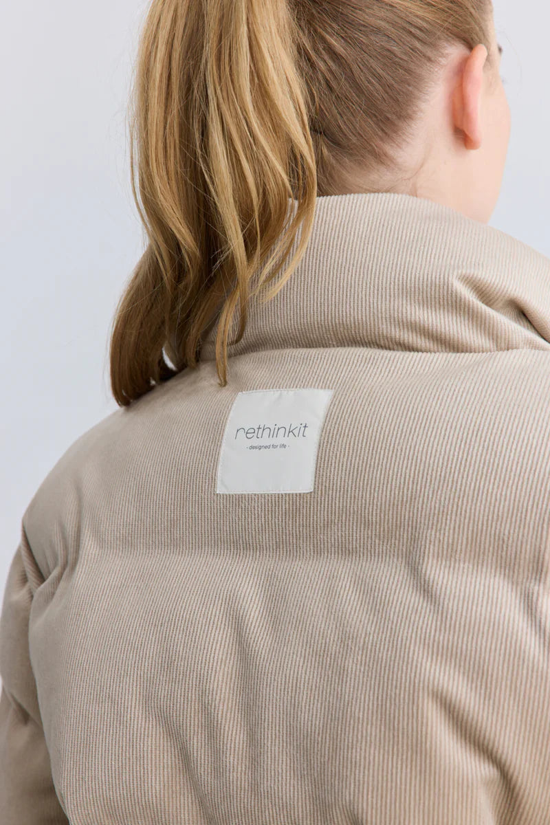 Rethinkit Boxi Jacket Shelter Corduroy Cream Toffee