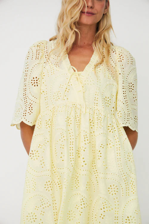 CRAS W Breezecras Dress French Vanilla