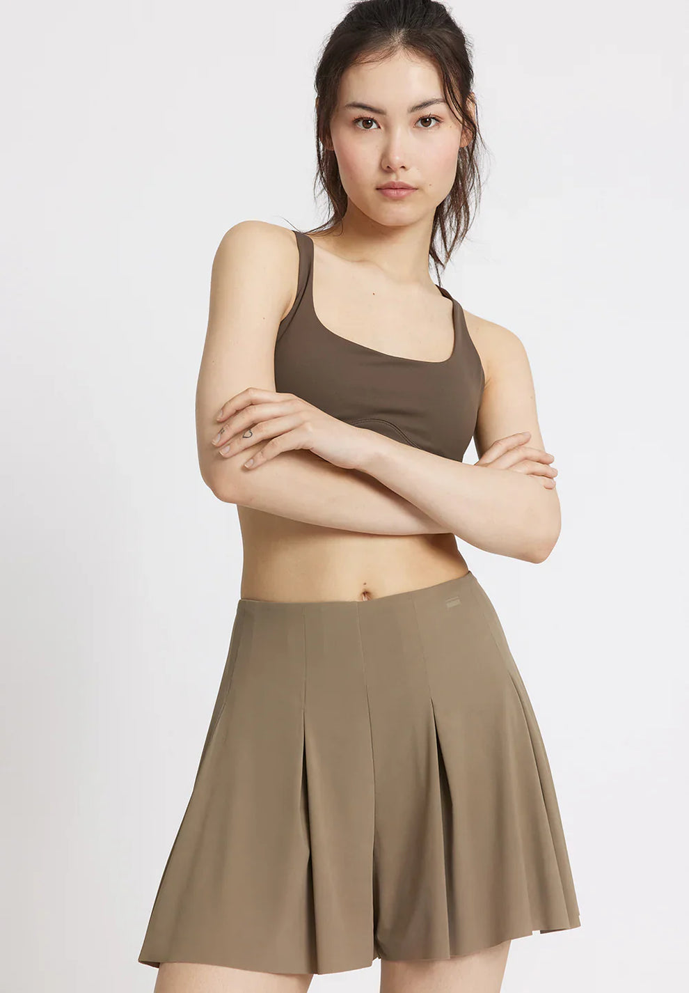 Rethinkit Butter Soft Sports Bra Seinna 3053 Dark Brown