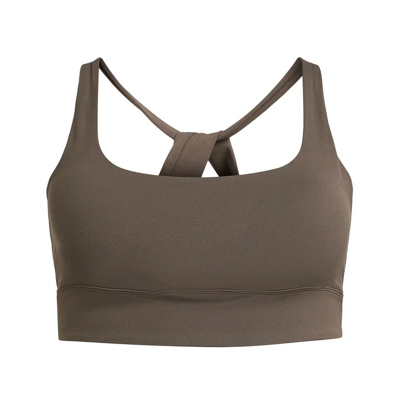 Rethinkit Butter Soft Sports Bra Seinna 3053 Dark Brown