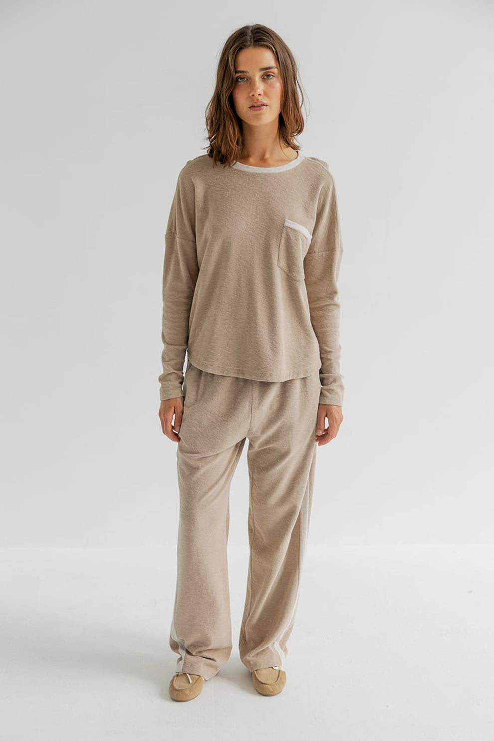 AJ117 Camma Pants Khaki