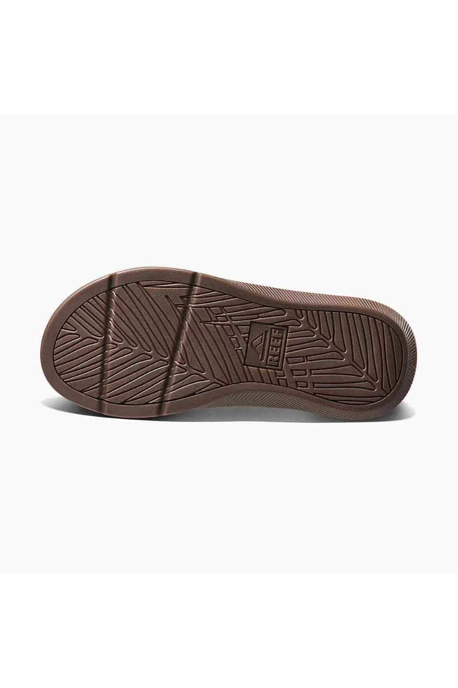 Reef Santa Ana LE Premium Leather Sandal Black/Tan Mens Sandals