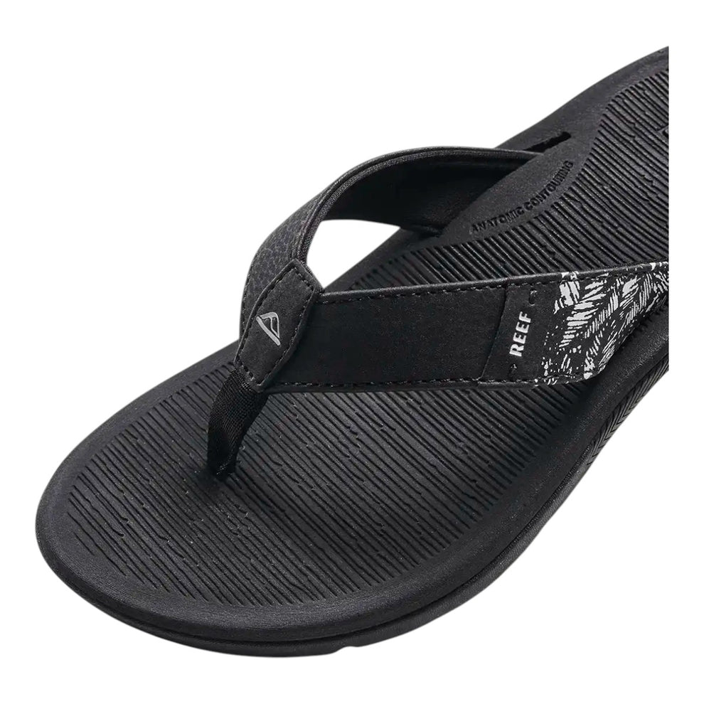 Reef W Santa Ana Sandal Black White