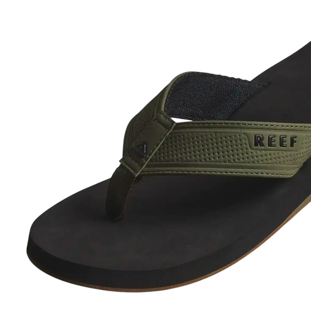 Reef M The Layback Flip Flops Black Olive