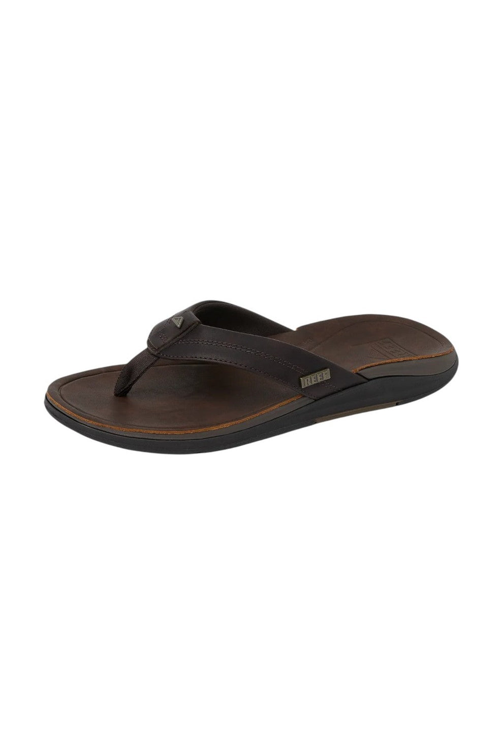Reef M Leather Offshore Sandal Dark Brown