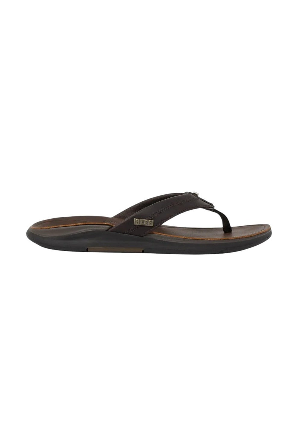 Reef M Leather Offshore Sandal Dark Brown