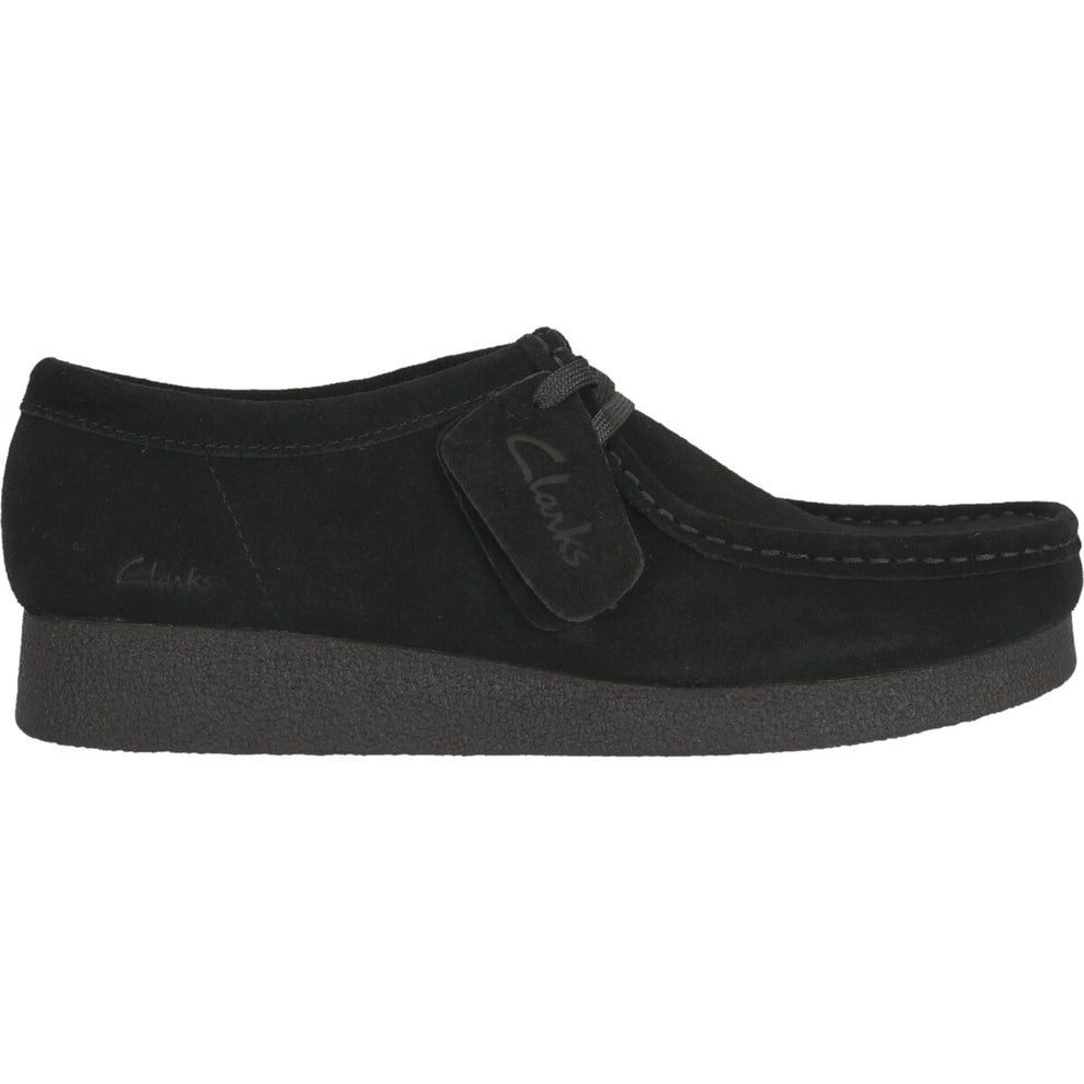 Clarks W WallabeeEVOSh D Black Suede