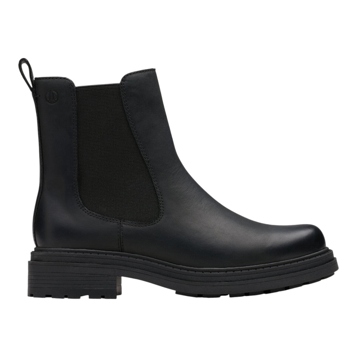 Clarks W Orinoco3 Top Boot Black Leather