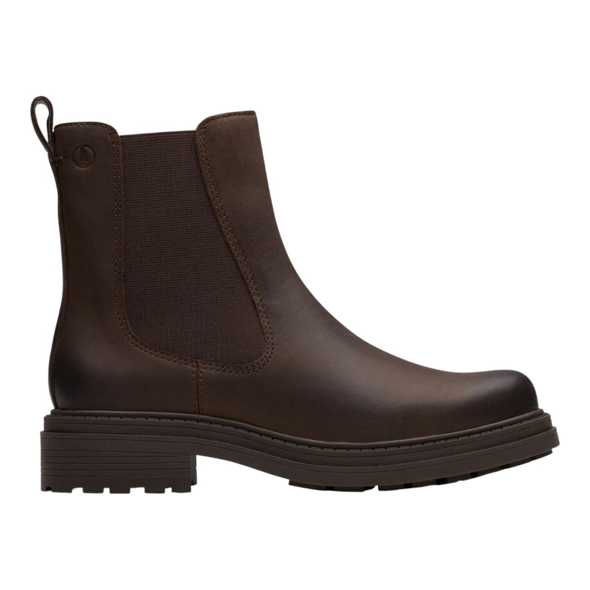 Clarks W Orinoco3 Top Boot Dark Brown Leather