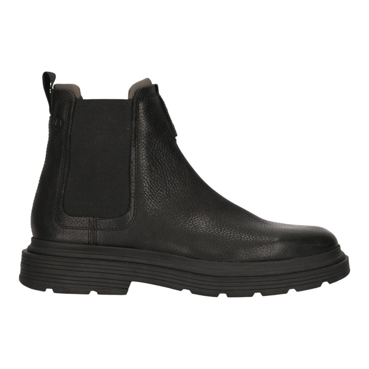 Clarks M Badbury Easy Boot Black Leather