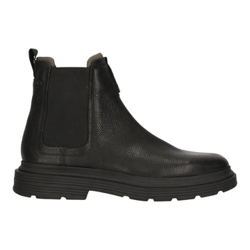Clarks M Badbury Easy Boot Black Leather