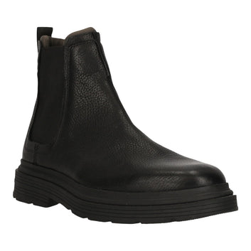 Clarks M Badbury Easy Boot Black Leather