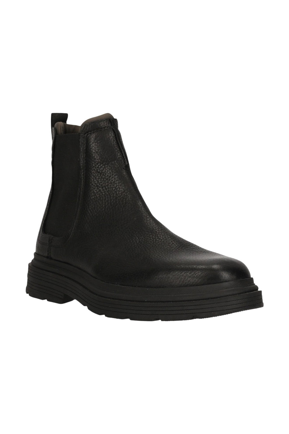 Clarks M Badbury Easy Boot Black Leather