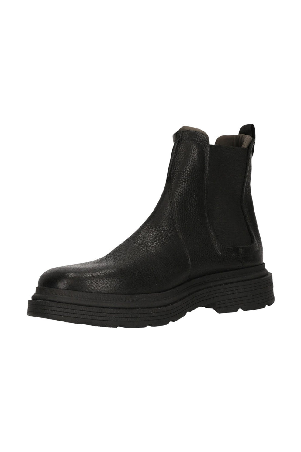 Clarks M Badbury Easy Boot Black Leather