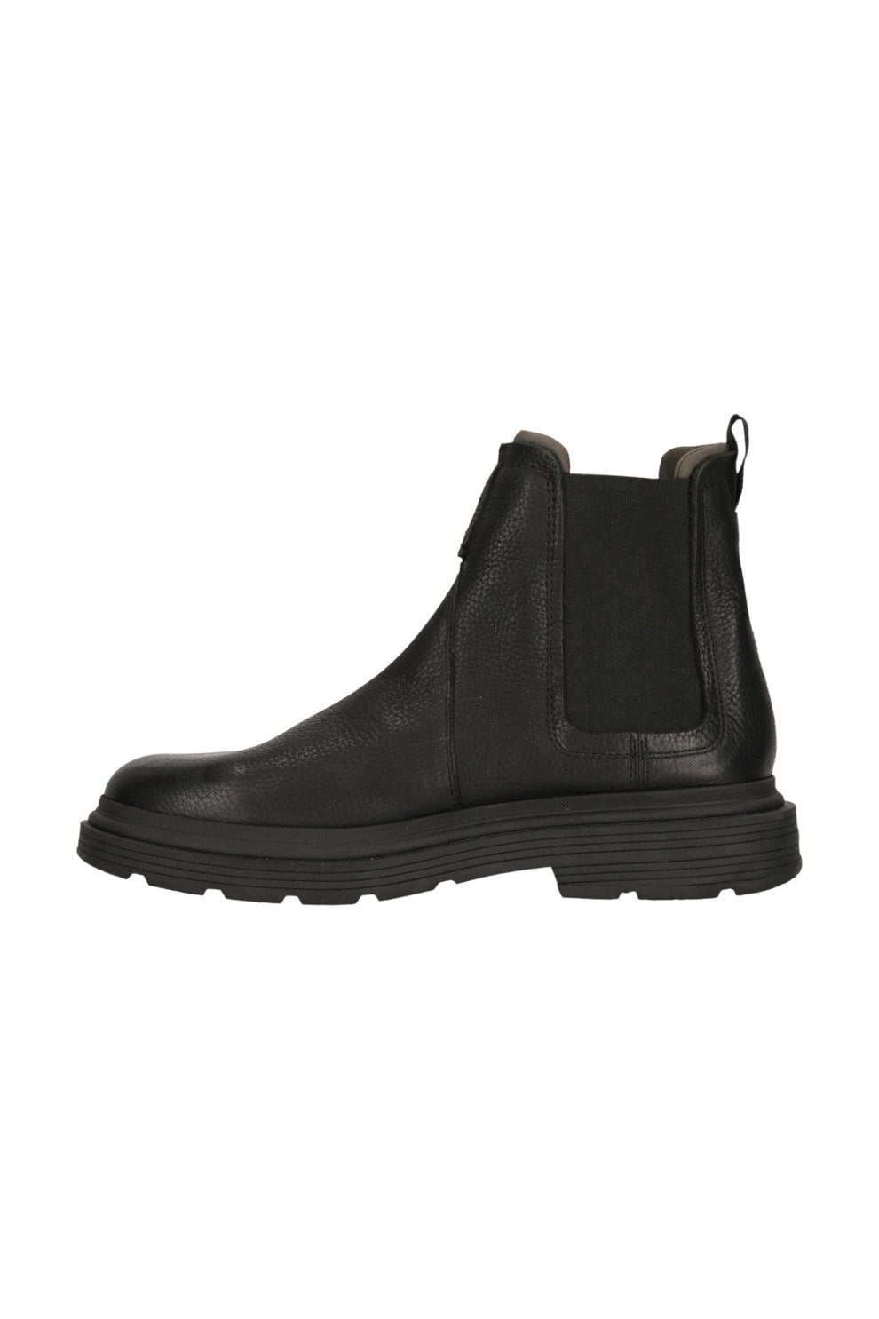 Clarks M Badbury Easy Boot Black Leather