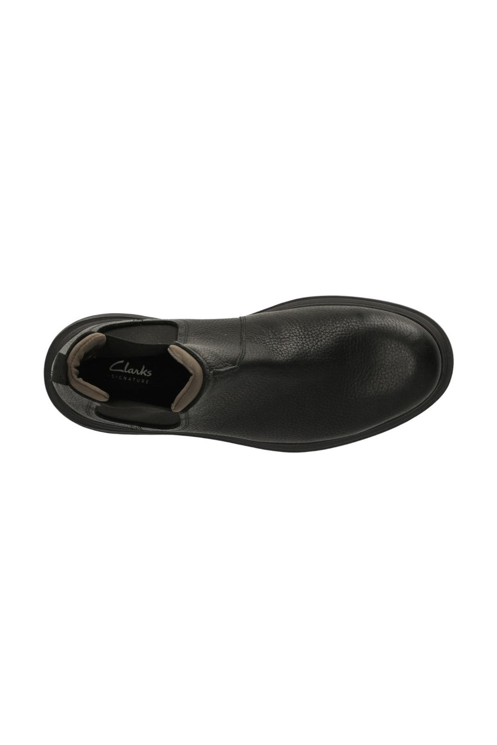 Clarks M Badbury Easy Boot Black Leather