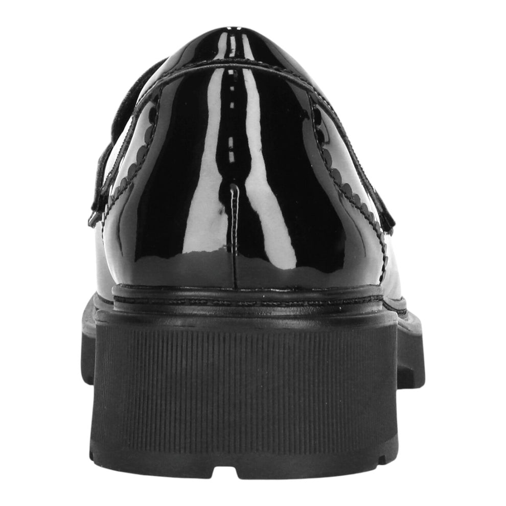 Clarks W Lauryl Tassel Black Pat