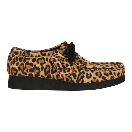 Clarks W Wallabee EVOSh Leopard Suede