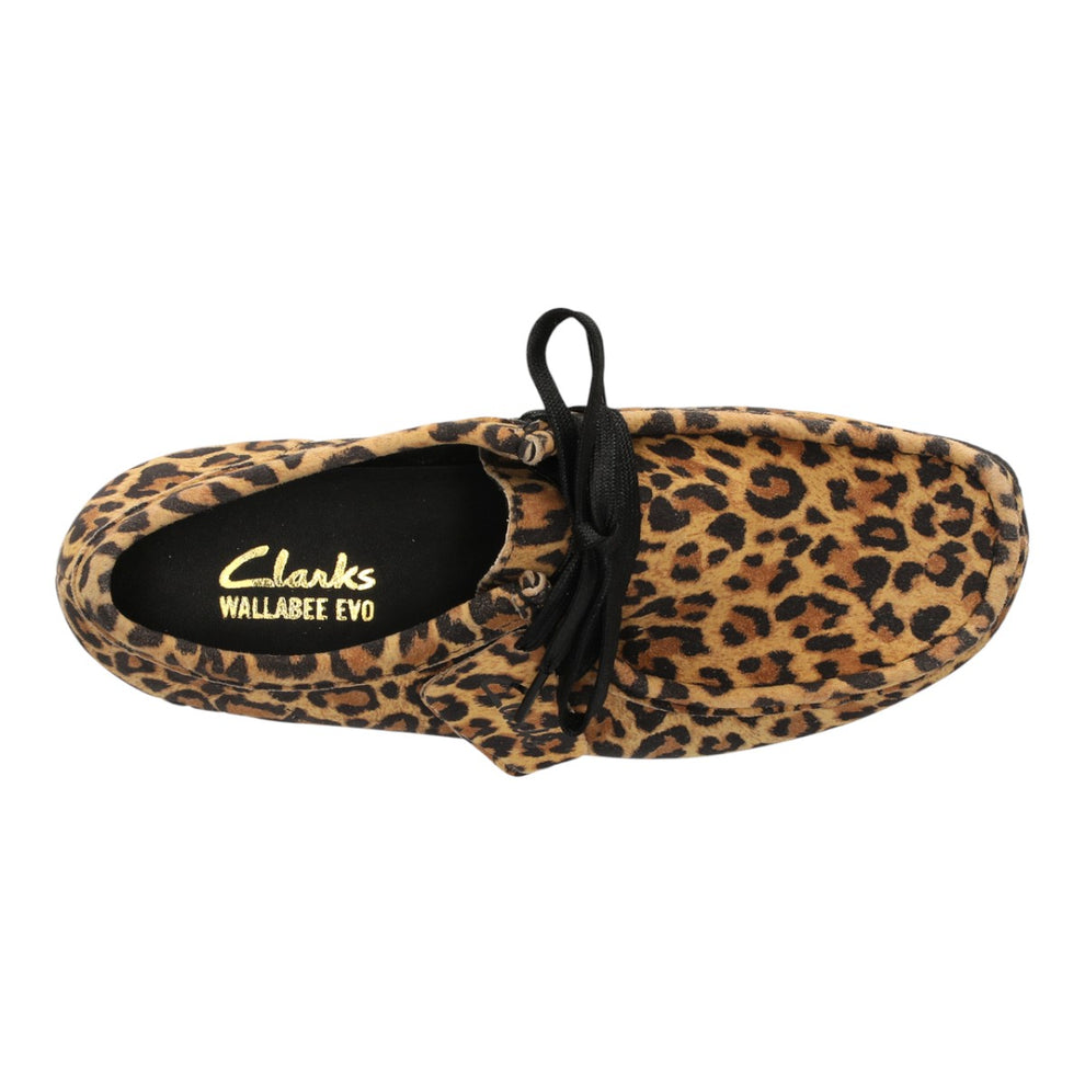 Clarks W Wallabee EVOSh Leopard Suede
