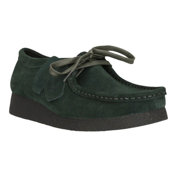 Clarks W Wallabee EVOSh Dark Green Suede