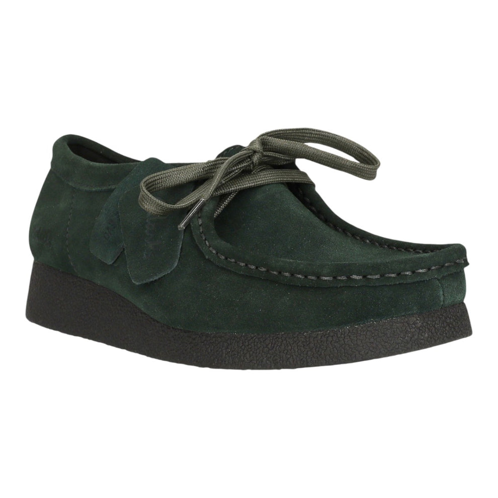 Clarks W Wallabee EVOSh Dark Green Suede