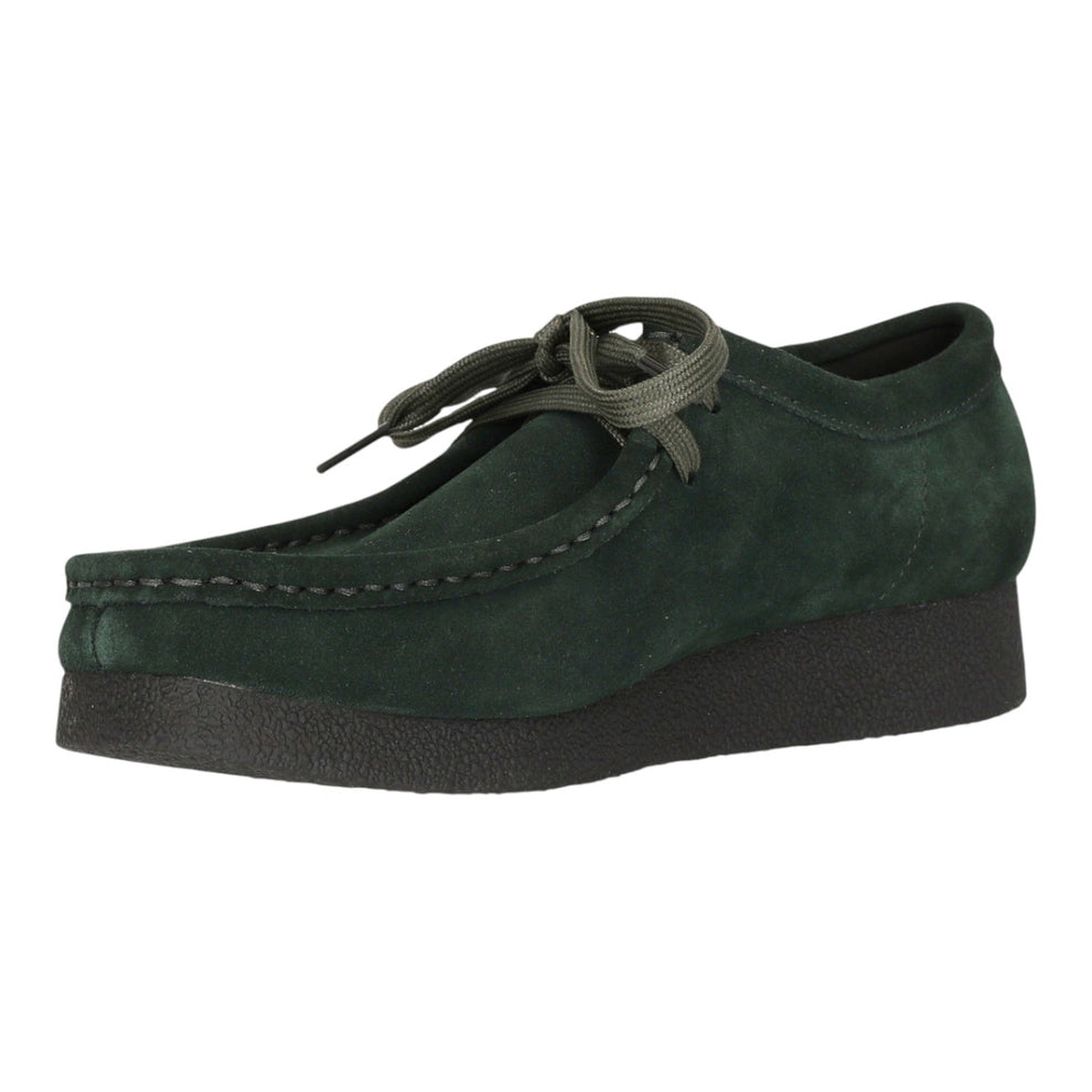 Clarks W Wallabee EVOSh Dark Green Suede