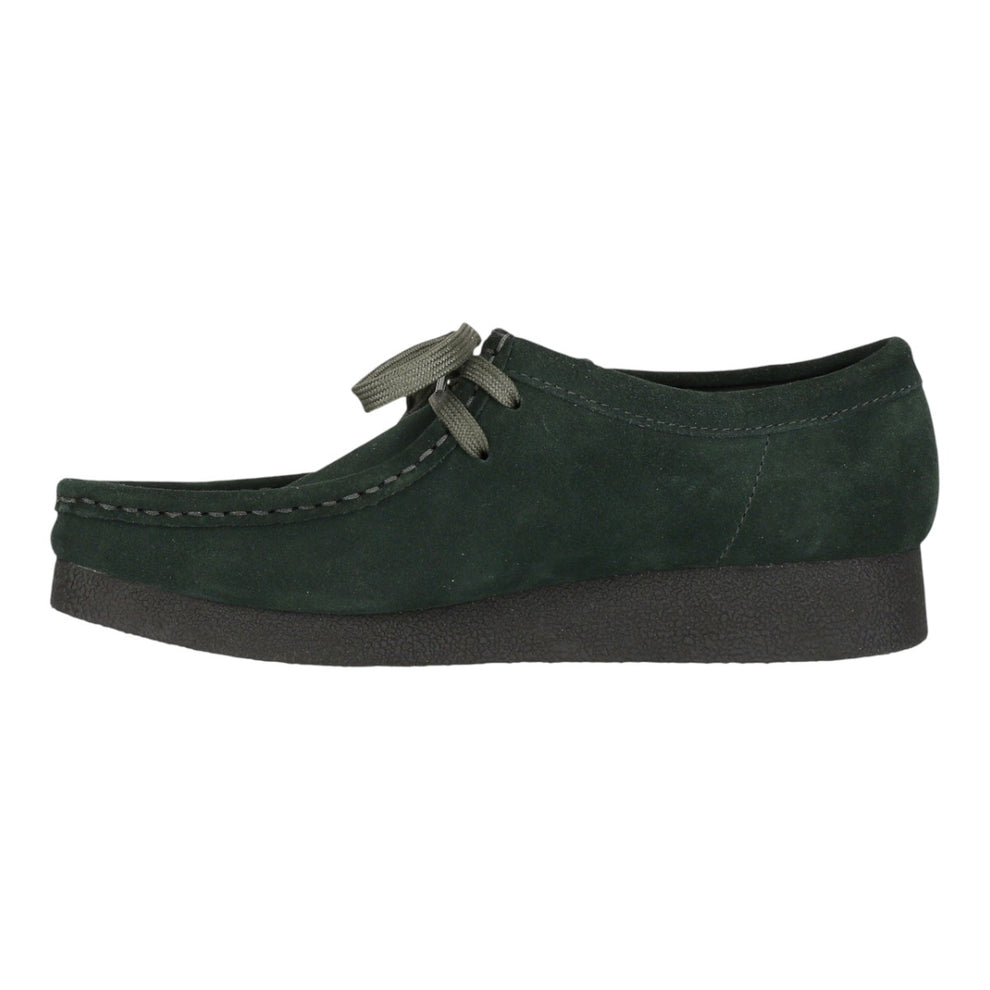 Clarks W Wallabee EVOSh Dark Green Suede