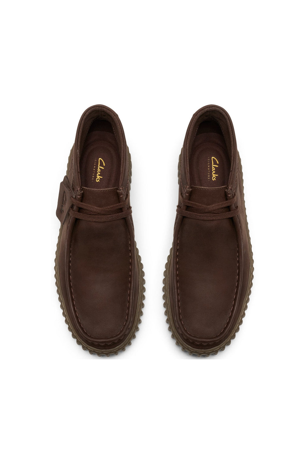 Clarks M Torhill Hi Dark Brown Leather