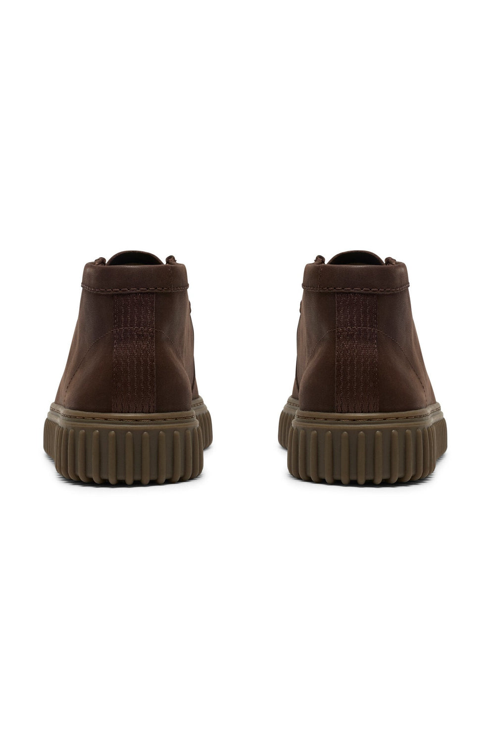 Clarks M Torhill Hi Dark Brown Leather