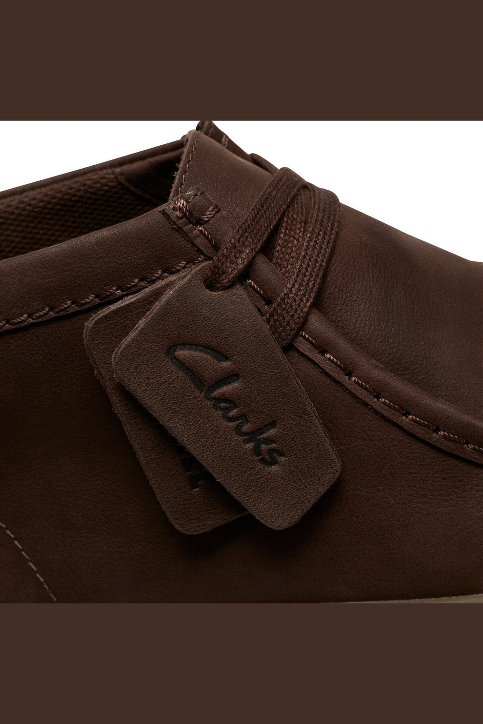 Clarks M Torhill Hi Dark Brown Leather