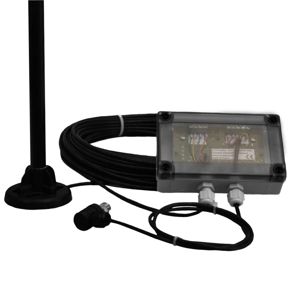 LCJ Capteurs CV7-C 12/24v Ultralyd Carbon vindmåler m. standard NMEA0183