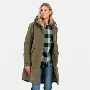 Camel Active W 2F44 Coat Dark Khaki