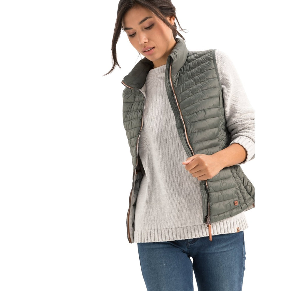 Camel Active W Vest Khaki