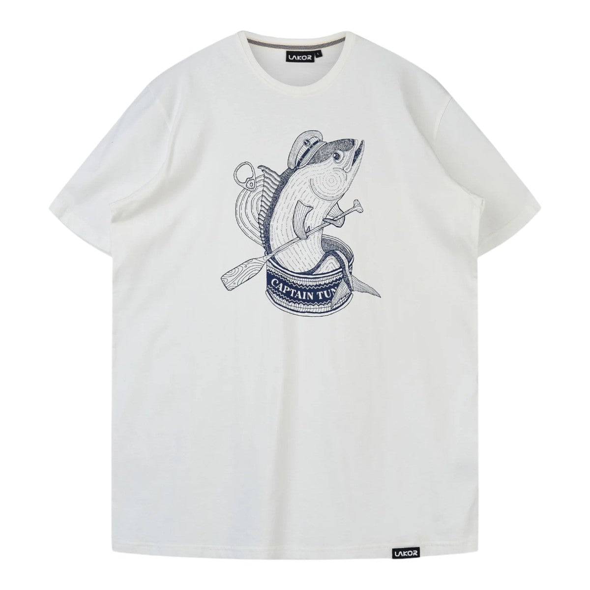 Lakor U Captain Tuna T-Shirt Star White