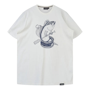 Lakor U Captain Tuna T-Shirt Star White