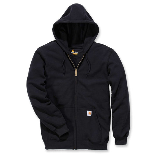 Carhartt Regular Loose Fit Full-Zip Sweatshirt Sort