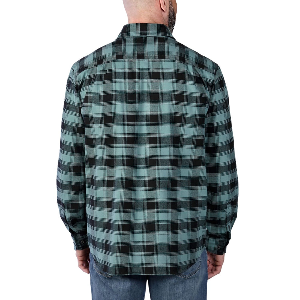 Carhartt Rugged Flex Relaxed Fit Plaid Shirt Blå