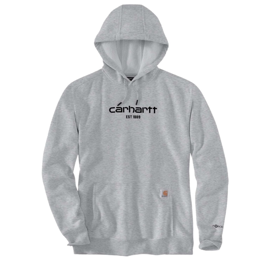 Carhartt U Force Relaxed Fit Lightweight Logo Sweatshirt Grå