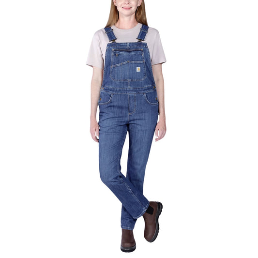 Carhartt W Denim BIB Overalls Blå