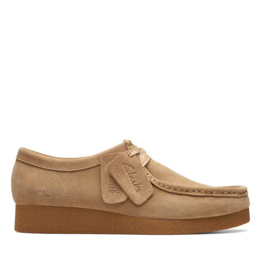 Clarks W Wallabee EVO Sh Dark Sand Suede